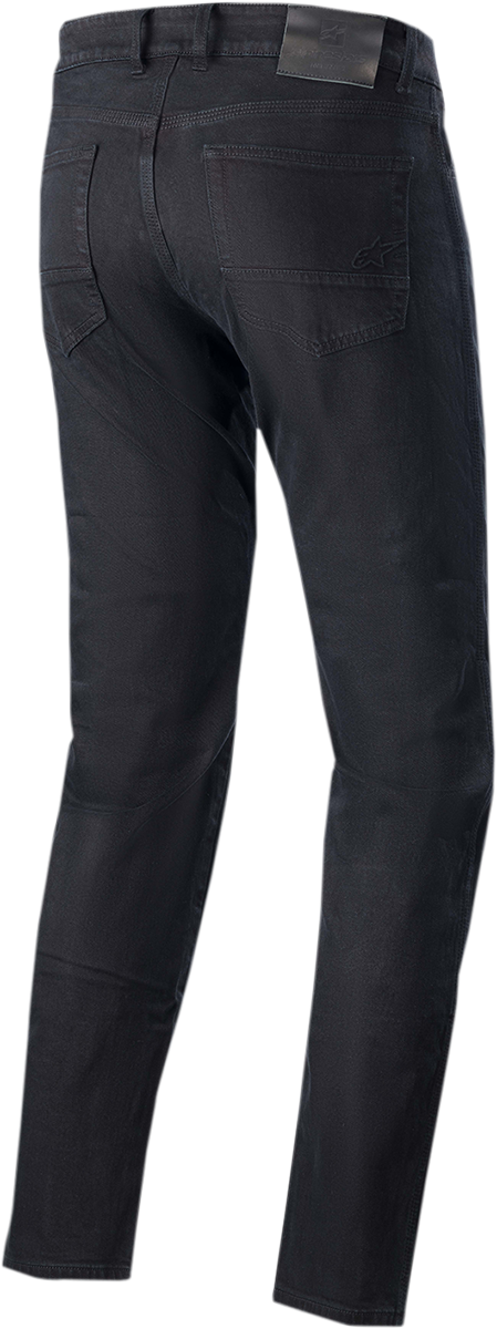 Alpinestars Radon motorcycle riding pants in black, US 34 / EU 50, featuring durable textile construction and protective details.