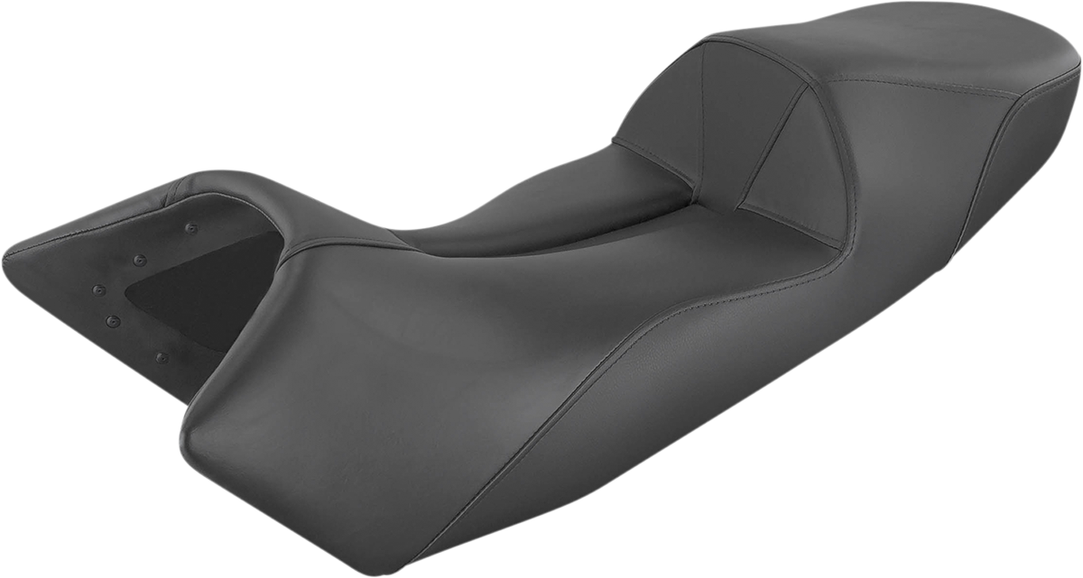 SADDLEMEN Adventure Track Seat for KTM motorcycle, black seat with textured surface, designed for comfort and durability.