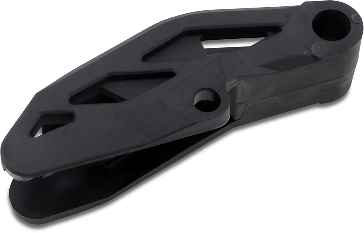 ACERBIS Yamaha chain guide in black, designed for motorcycle protection, shown in close-up view.