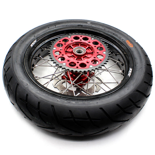 KKE 3.5 & 4.25 Cush Drive Supermoto CST Wheels Rims for Honda XR400R XR600R - Howling Moto