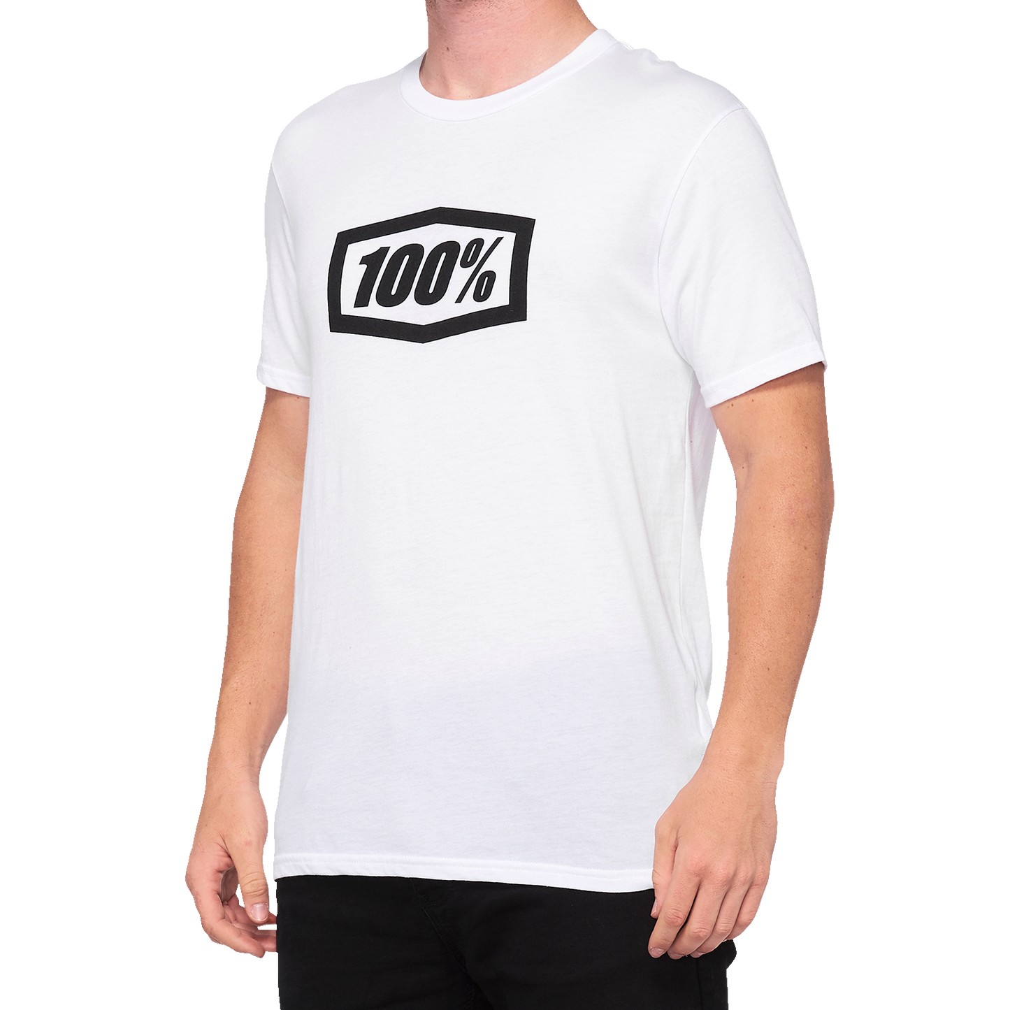 100% Icon T-Shirt - White - 2XL 20000-00054 - Howling Moto