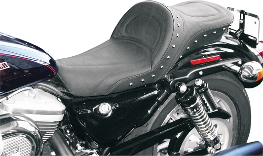 SADDLEMEN Explorer Special XL motorcycle seat for Harley-Davidson 1986-2003, featuring durable leather and ergonomic design.