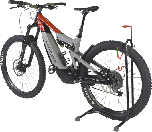 ACERBIS MTB bike service stand body part, compatible with mountain bikes, shown in the image with black and silver components.