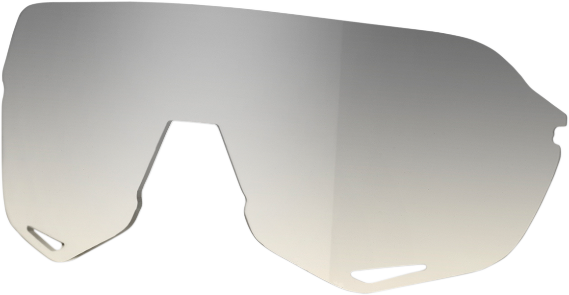 Yellow silver mirror S2 lens for eyewear by Bill's Exhausts, showcasing reflective yellow tint and sleek lens design.