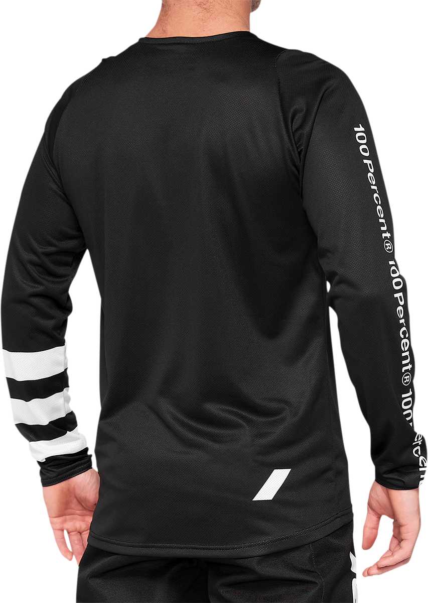 100% R-Core Jersey - Long-Sleeve - Black - Small 41104-001-10 - Howling Moto