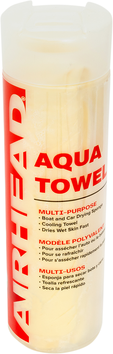 AIRHEAD SPORTS GROUP Absorbing Towel - Yellow AHAT-003 - Howling Moto