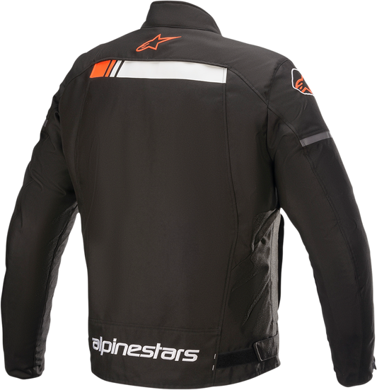 Alpinestars T-SPS Ignition Jacket in black, white, and red, 2XL size, showcasing its stylish design and durable motorcycle jacket features.