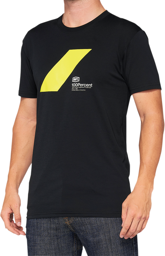 100% Athol Tech T-Shirt - Black - Small 35025-001-10 - Howling Moto