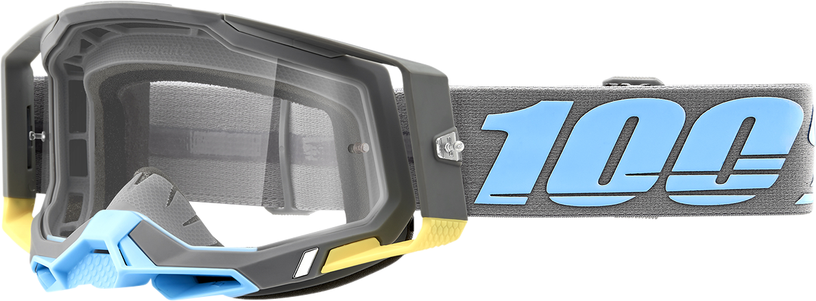 100% Racecraft 2 Goggles - Trinidad - Clear 50009-00008 - Howling Moto