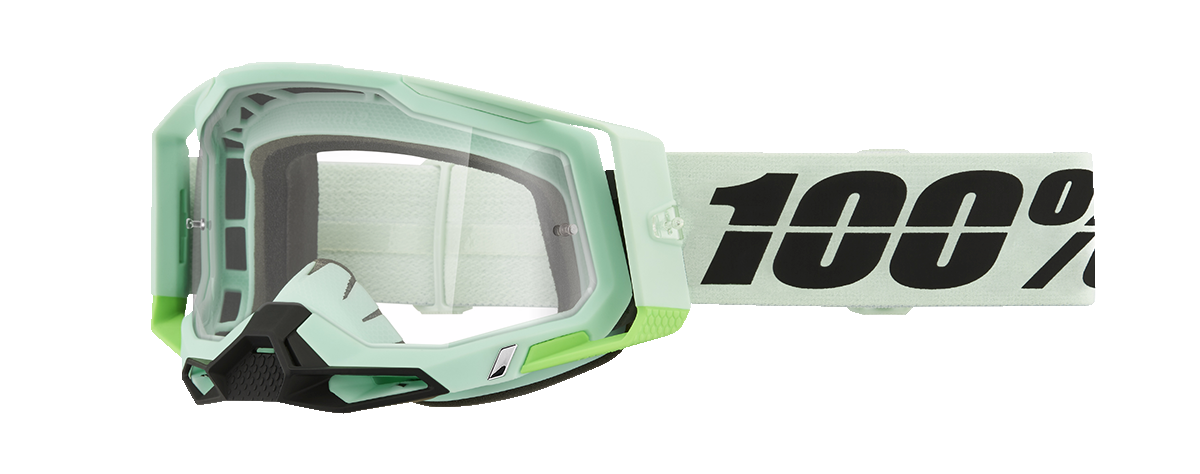 100% Racecraft 2 Goggles - Palomar - Clear 50009-00025 - Howling Moto
