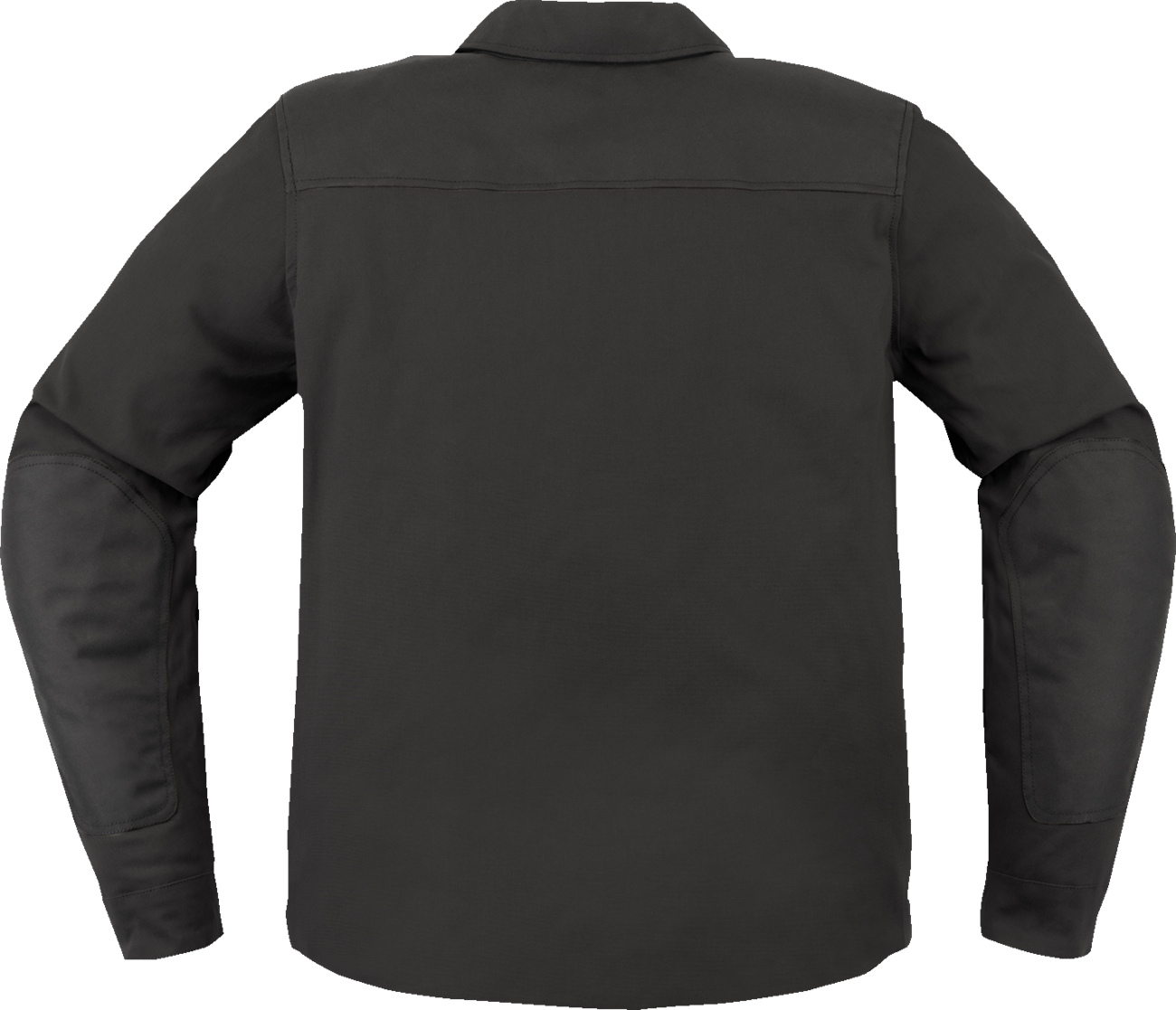 Bill's Exhausts ICON Upstate Canvas CE Jacket in black, large size, featuring durable canvas fabric, front zipper, and adjustable cuffs.