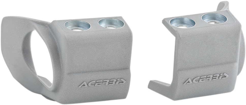ACERBIS Shoe Protectors for Inverted Forks - Silver 2709700012 - Howling Moto