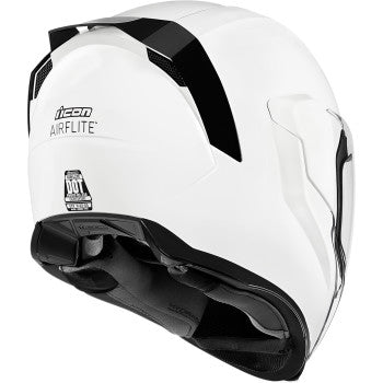 ICON Airfliteâ„¢ Helmet - Gloss - White - Howling Moto