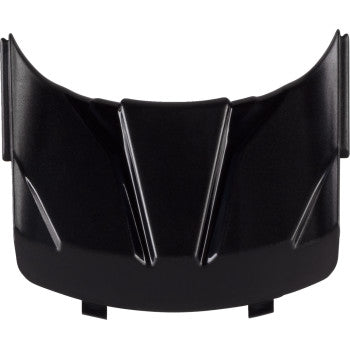 Black ICON Domain™ Neckroll Cover for helmets, featuring a sleek design, compatible with Bill's Exhausts helmet parts.