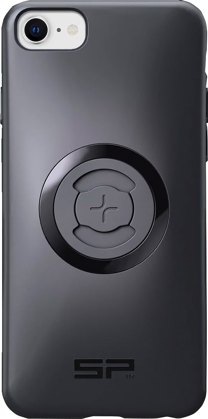 Bill's Exhausts SP CONNECT SPC+ phone case for iPhone SE/6S/7/8, durable protective case in black with brand logo.
