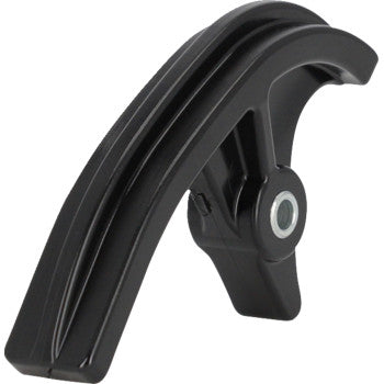Acerbis chain slider for KX 450 2024 motorcycle, featuring durable construction and precise fit, installed on a dirt bike.