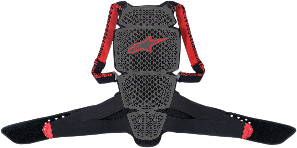 Alpinestars Nucleon KR-Cell large back protector for motorcycle safety, featuring protective foam and adjustable straps.
