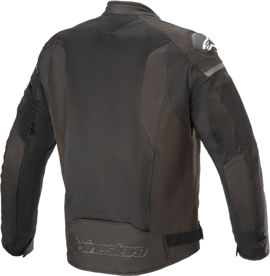 Alpinestars T-GP Plus R Air motorcycle jacket in black, small size, featuring protective armor and ventilation for riding comfort.