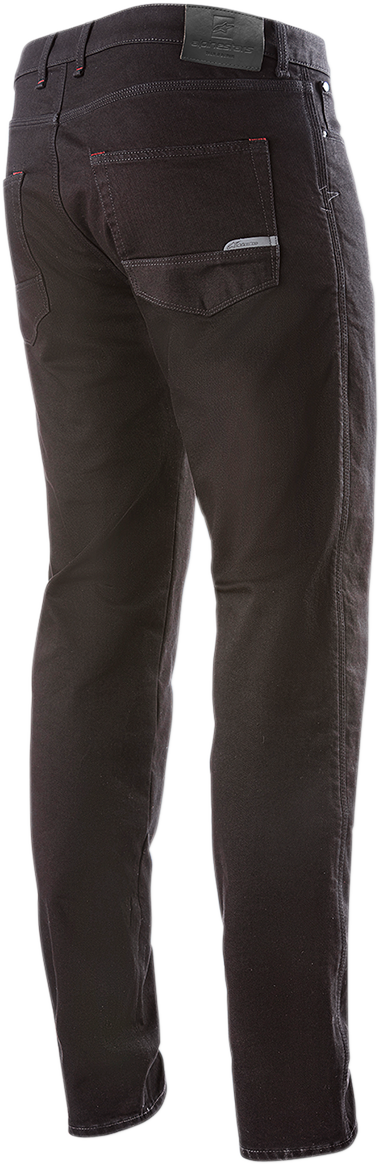 Alpinestars Copper 2 denim pants in black, US 36 / EU 52, featuring a slim fit and classic denim design.