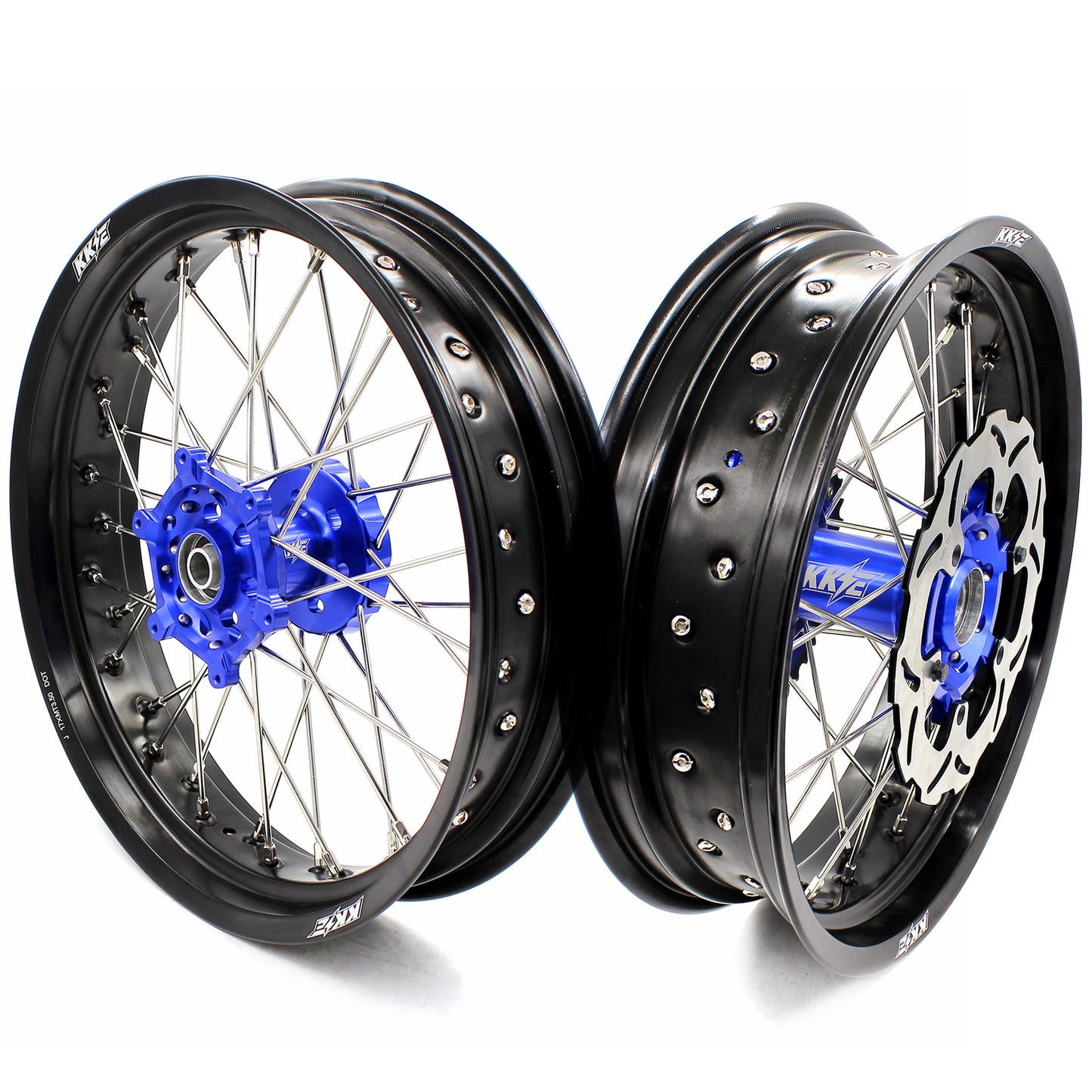 KKE 17 Inch CUSH Drive on Road Supermoto Wheels Rims For SUZUKI DRZ400SM 2005-2024 - Howling Moto