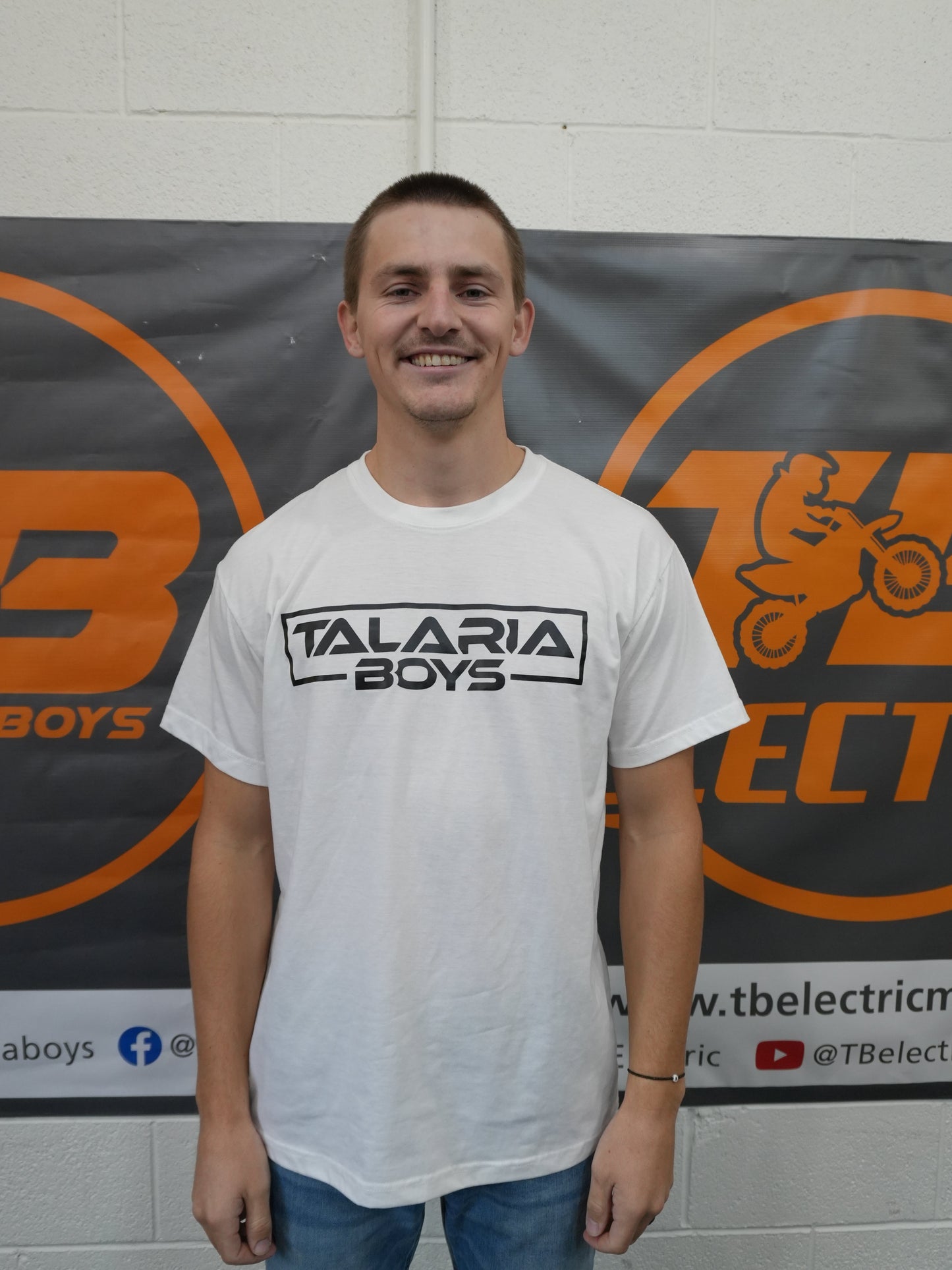 Talaria Boys White T-Shirt - Howling Moto