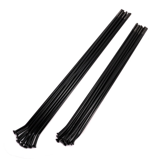 KKE Black Spoke Kit Black Niples Fit 2.15*18 Electric DirtBike Ultra Bee 2023-2025 Rear Wheel Rim - Howling Moto