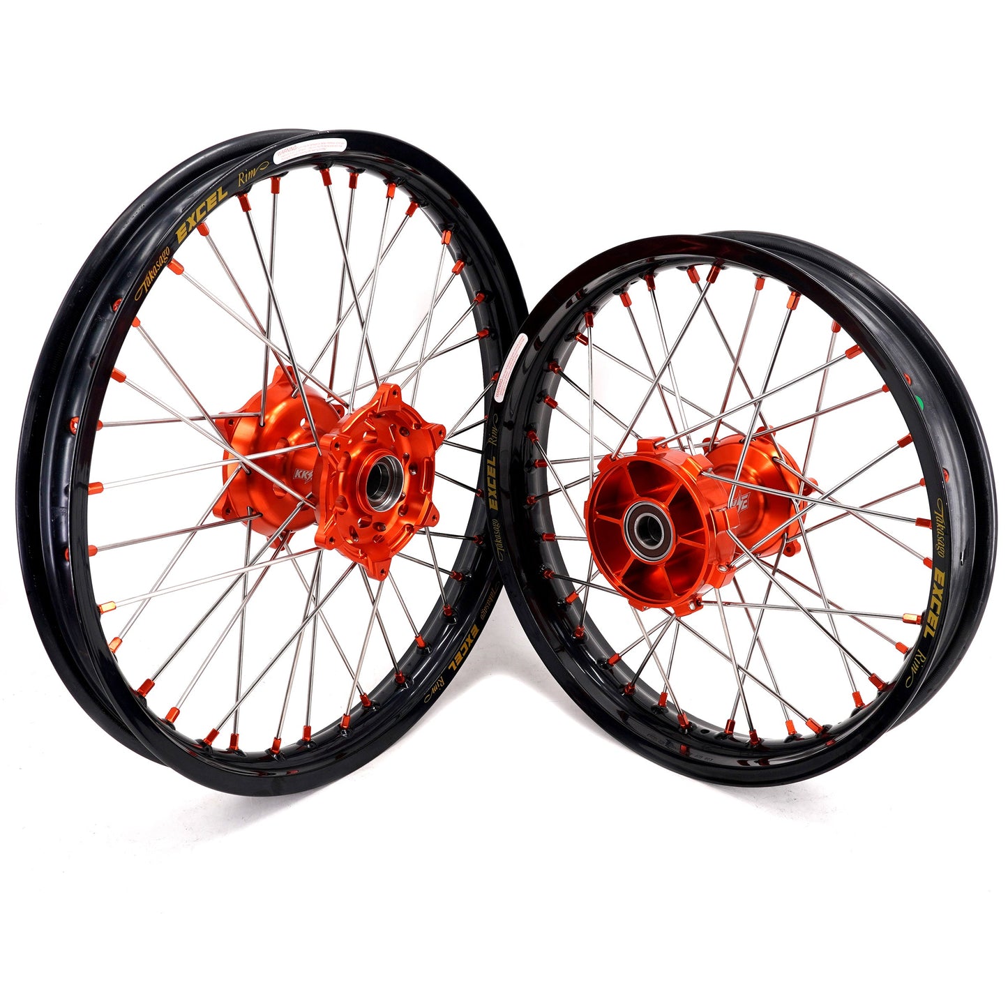 KKE 1.85-21" & 2.5-18" Motorcycle Tubed Spoke Wheels With Takasago EXCEL Rims Fit KTM790 Adventure R 2019-2022 - Howling Moto