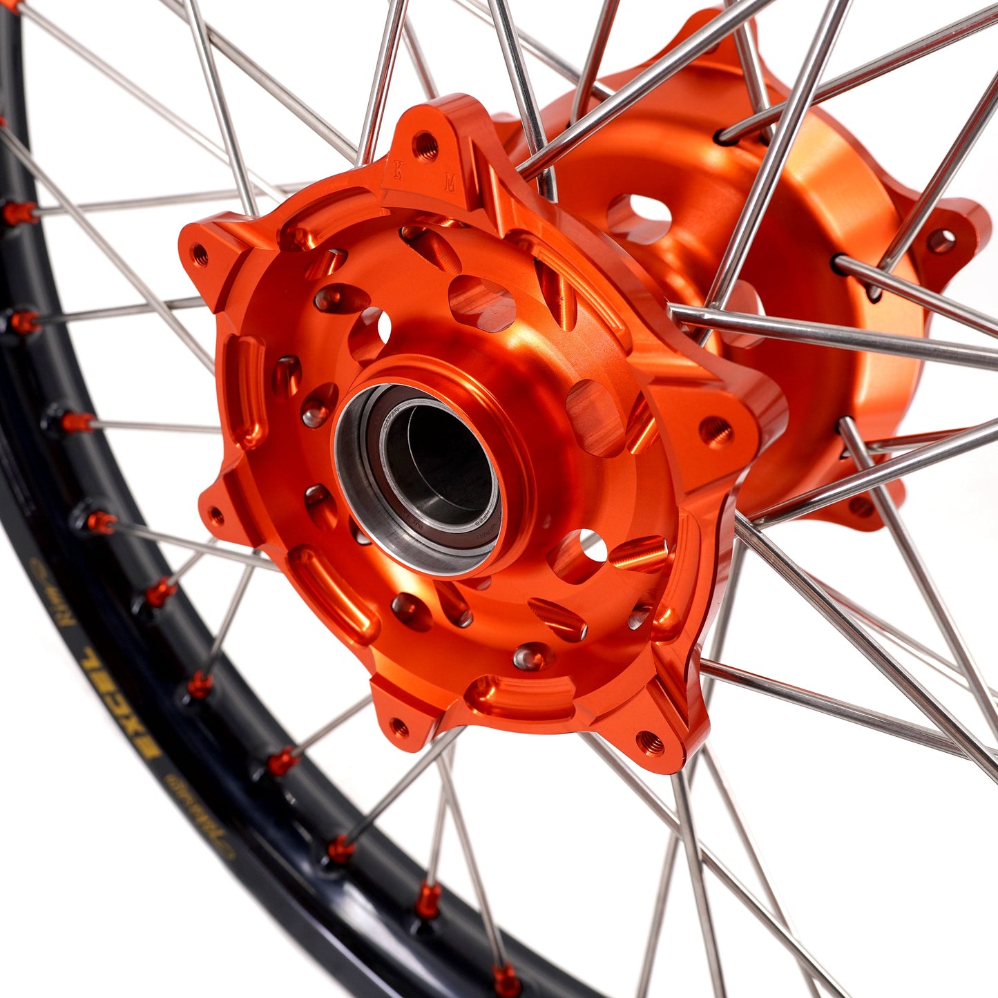 KKE 1.85-21" & 2.5-18" Motorcycle Tubed Spoke Wheels With Takasago EXCEL Rims Fit KTM790 Adventure R 2019-2022 - Howling Moto