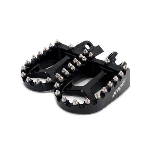 KKE Footpegs Billet Foot Rest For Rawrr Mantis, Mantis X, Red and Black (Collective) - Howling Moto