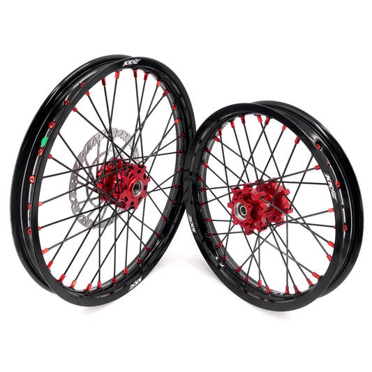 US Stock KKE 1.6*19" & 1.85*16" New Style E-bike Wheels Rim For SurRon Light Bee-X 2019-2025 Red Nipples - Howling Moto