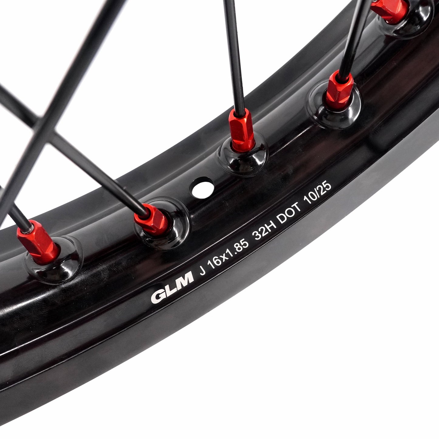 US Stock KKE 1.6*19" & 1.85*16" New Style E-bike Wheels Rim For SurRon Light Bee-X 2019-2025 Red Nipples - Howling Moto