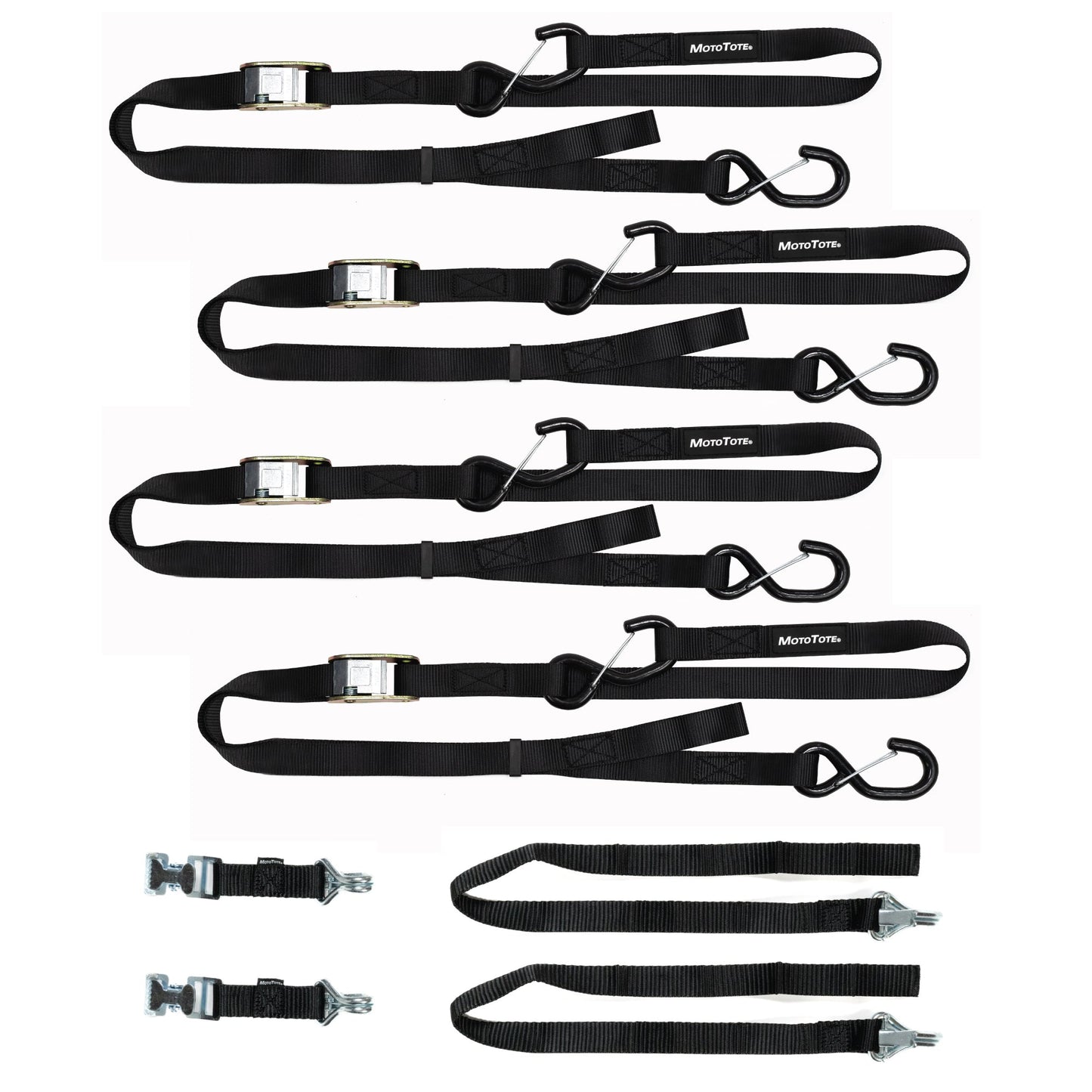 Dual E-Bike Tie Down Bundle - Howling Moto
