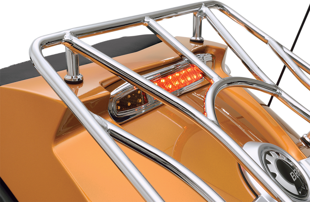 Can-Am Show Chrome LED trunk light installed on engine, providing bright illumination for the vehicle's trunk area.