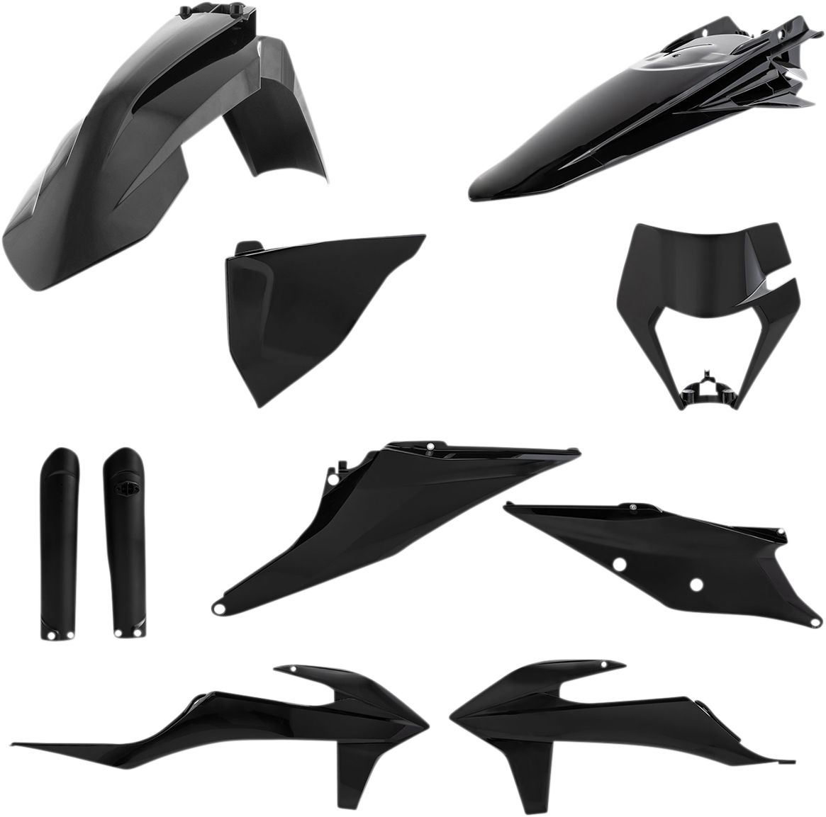 ACERBIS Full Replacement Body Kit - Black 2791540001 - Howling Moto