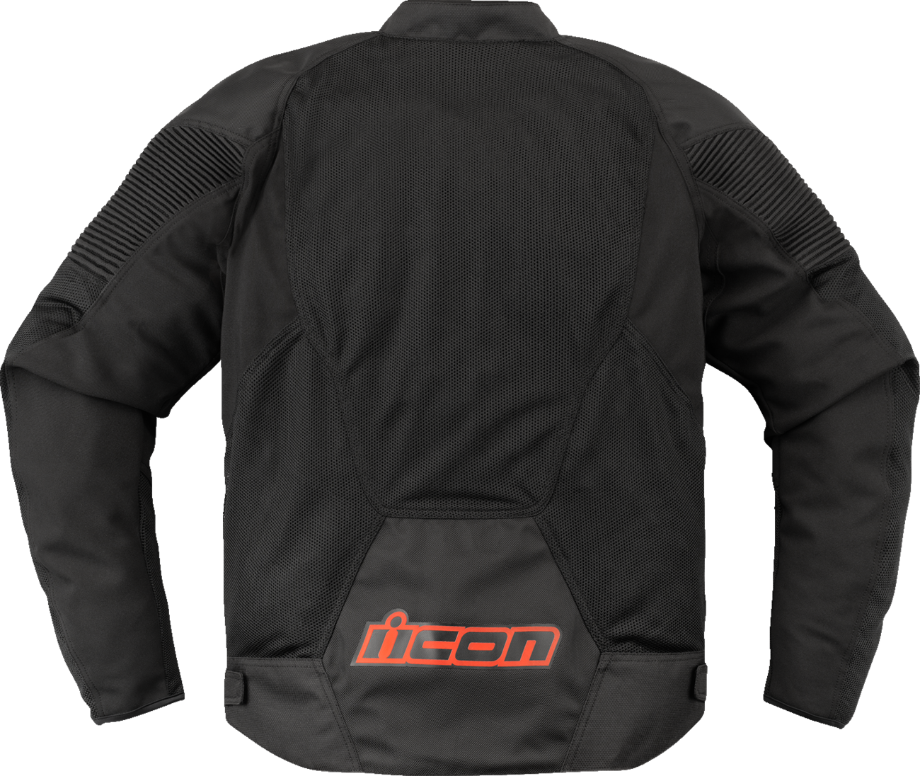 Bill's Exhausts ICON Overlord3 Mesh™ Slayer jacket in 2XL, showcasing black mesh fabric with Slayer logo details.