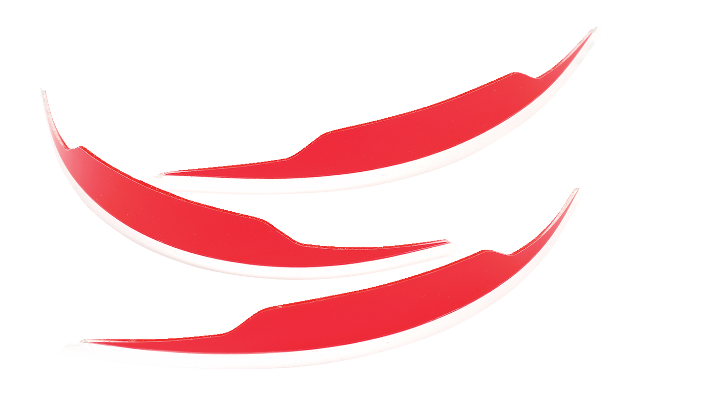 100% Youth Accuri 2 Forecast Mud Flaps - 3 Pack 59114-00001 - Howling Moto