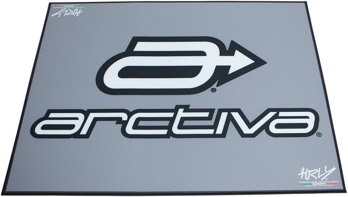 Bill's Exhausts ARCTIVA absorbent pit pad, small size, featuring durable material and absorbent surface for automotive pit use.