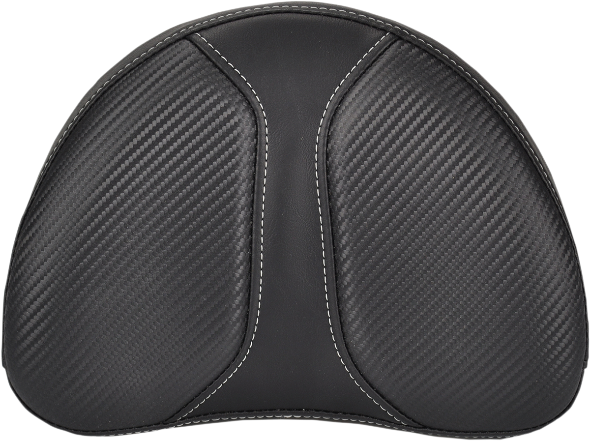 SADDLEMEN Dominator Sissy Pad seat by Bill's Exhausts, cushioned saddle seat with sturdy design and detailed stitching.