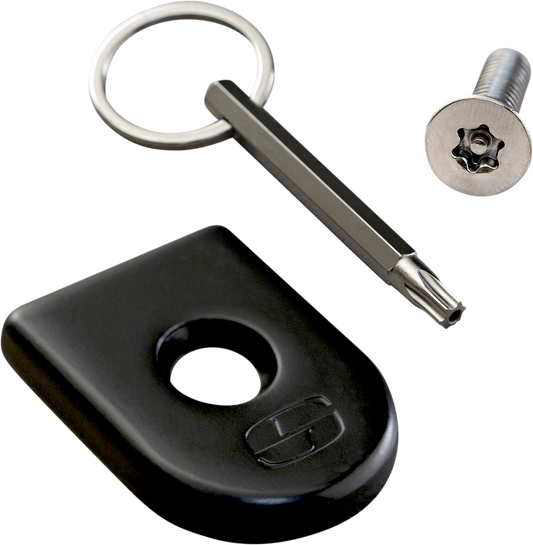 SADDLEMEN Security Seat Screw - Black 8910B - Howling Moto