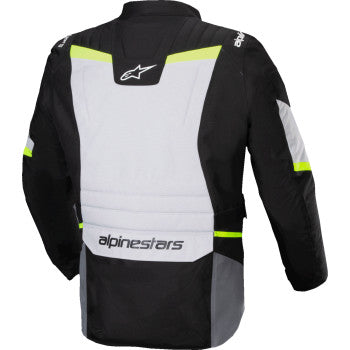 ALPINESTARS ST-1 WP Jacket - Ice Gray/Black/Yellow Fluo - 2XL 3200625-9145-2XL - Howling Moto
