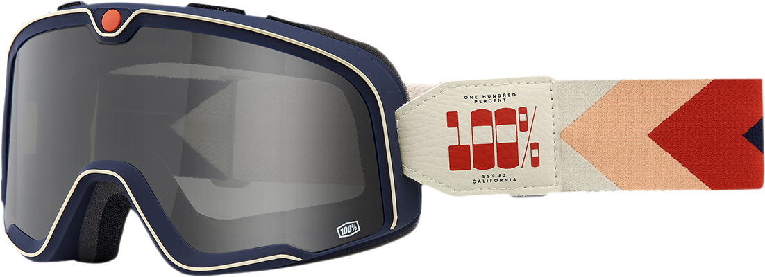 100% Barstow Goggles - Teluride - Smoke 50000-00007 - Howling Moto