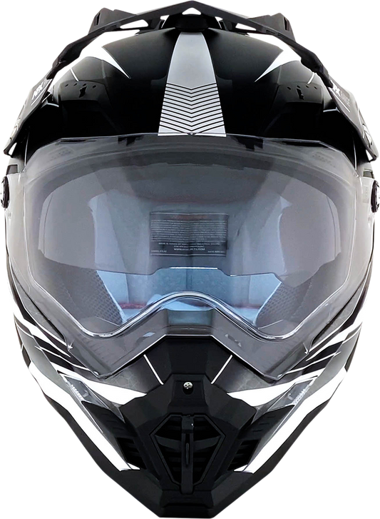 Matte black AFX FX-41 motorcycle helmet in small size, featuring a sleek design and full face coverage.