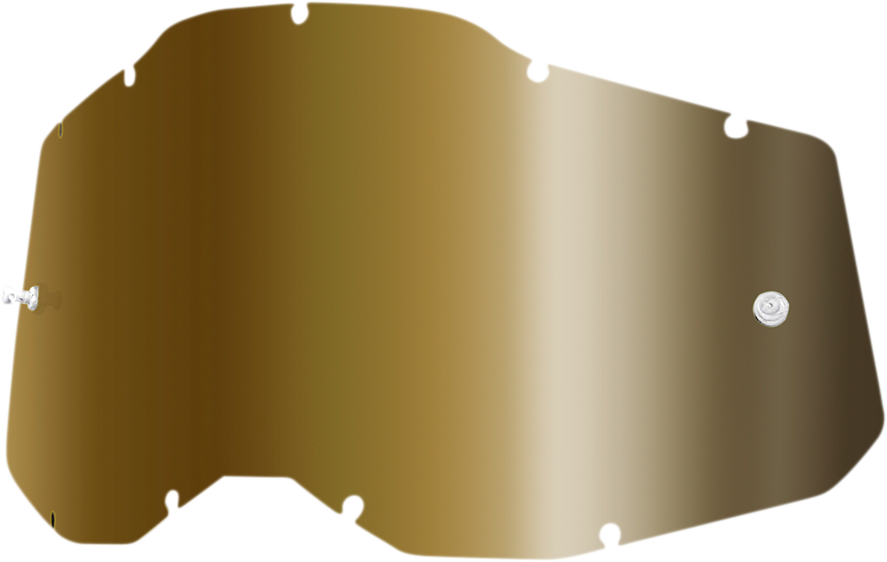 100% Accuri 2/Racecraft 2/Strata 2 Lens - True Gold 59078-00007 - Howling Moto