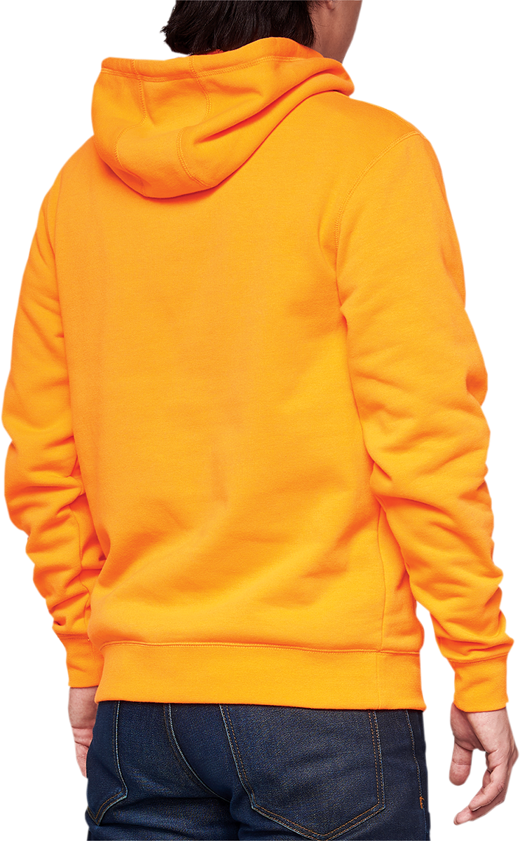 100% BB33 Pullover Kangaroo Pocket Hoodie - Orange - Small BB-36045-476-10 - Howling Moto