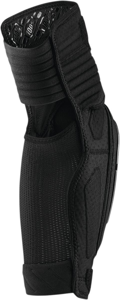 Black Bill's Exhausts 100% Fortis Elbow Guards L/XL with padded protective design for motorcycle riding and safety.