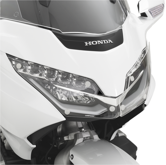 Bill's Exhausts SHOW CHROME headlight protector for engine, featuring durable chrome finish and precise fit for vehicle protection.