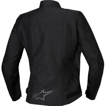 Black ALPINESTARS Stella T-SPS v2 WP jacket in XL, featuring water-resistant fabric and sporty design with logo details.