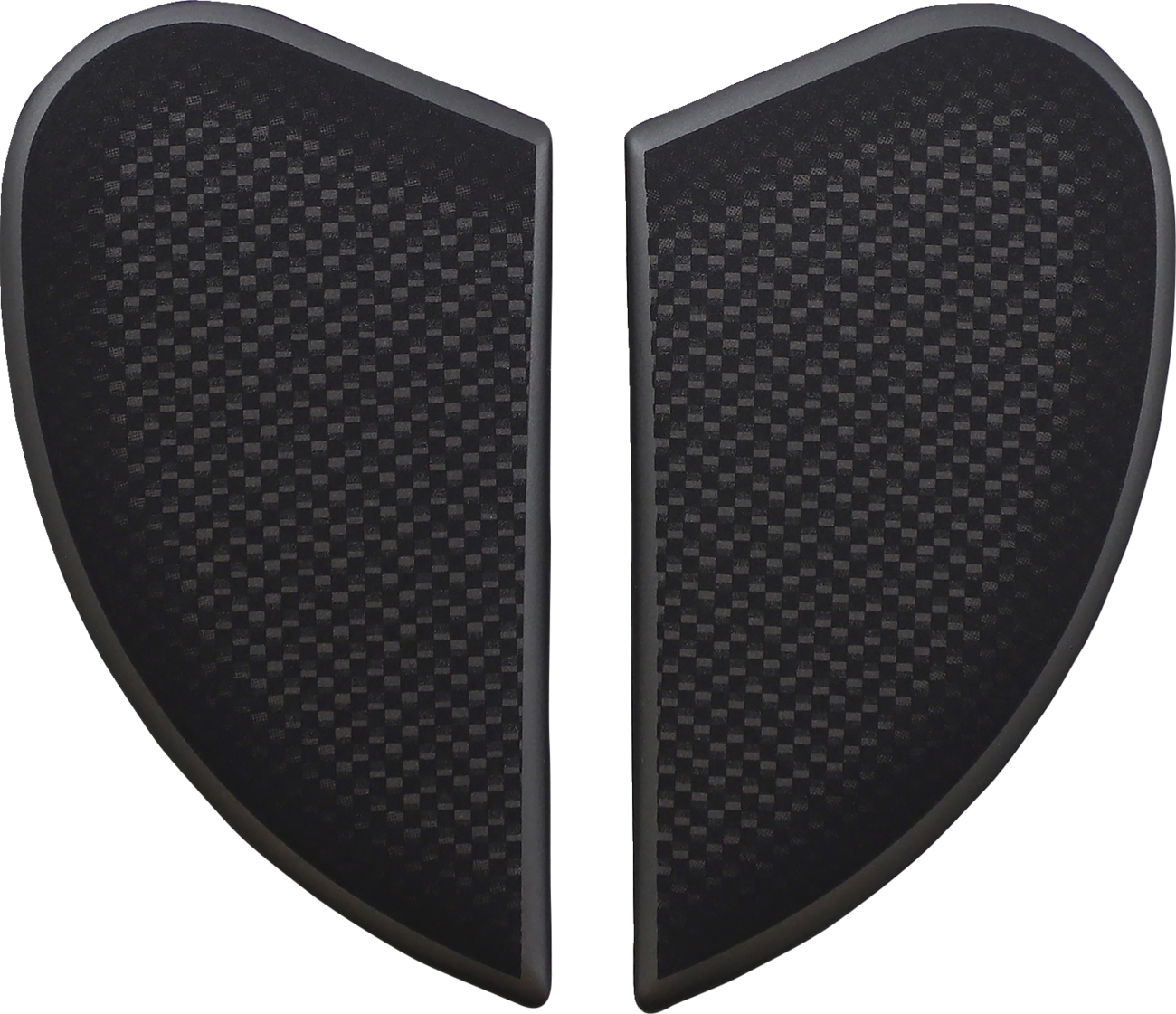 Blue ICON Airform™ side plates for helmets, part of Resurgent series, featuring a sleek design and vibrant blue color.