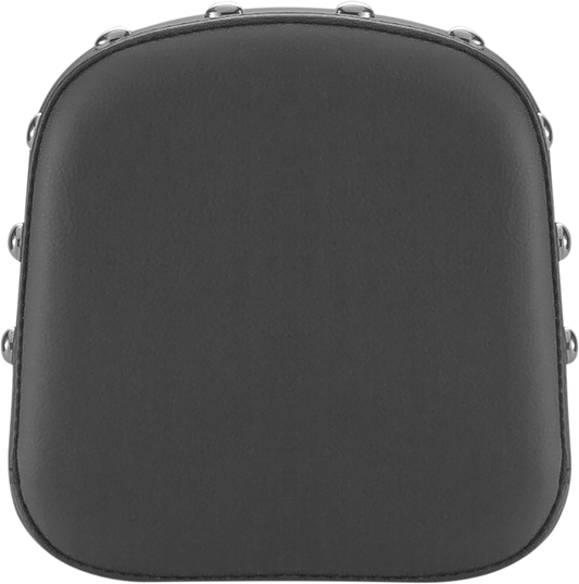 SADDLEMEN Sissy Bar Pad - Smooth - Black - Studded - FL '99-'23 40701 - Howling Moto