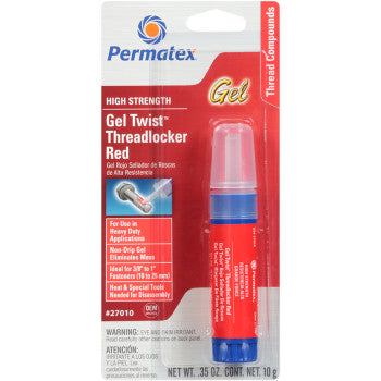 Permatex Gel Twist™ Threadlocker (Red) - Howling Moto